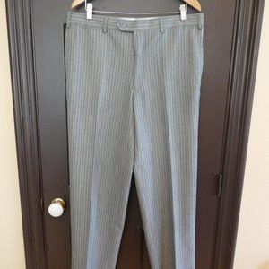 Men's Bianco Brioni Italian Gray Slacks- Size 38R